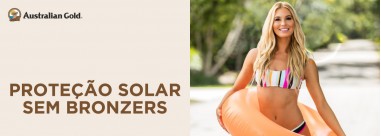 Proteção Solar sem Bronzers